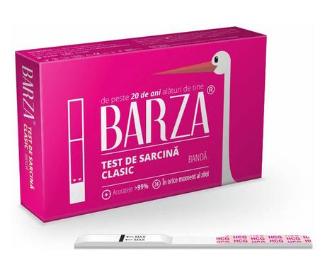 BARZA Strip, test de sarcina, banda