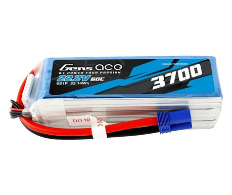 Gens Ace 3700mAh 22.2V 60C 6S1P akkumulátor (GEA37006S60E5)