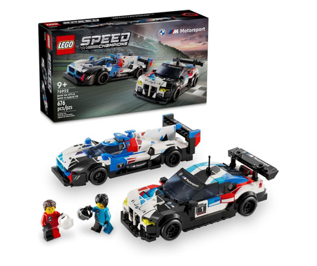 Lego Speed Champions BMW M4 GT3 & BMW M Hybrid V8 versenyautók (76922)