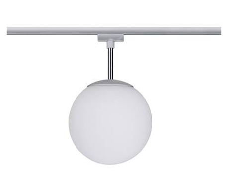 Nagyfeszültségű sínrendszer lámpa URail E14 10 W LED Paulmann Globe Small Króm (matt)