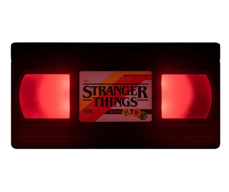 Paladone Stranger Things VHS Logo Dekor fény