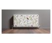 Magnet Muralo, decor radiator, Frunze delicate, natura pasari de camp 110x60