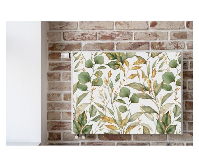 Muralo Mágnes, radiátor dekoráció, Akvarell, gallyak természet 80x60