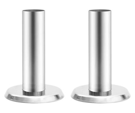 Βάσεις Στήριξης Κουπαστής Σκάλας Πισίνας 2 τεμ. από Ανοξείδωτο Ατσάλι 304