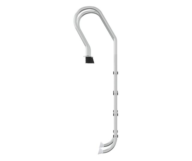 304-es rozsdamentes acél medencelétra 54 x 38 x 184,5 cm