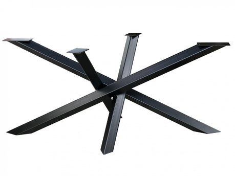 Picior masa metal, model CHAOS, 150x70x72, negru