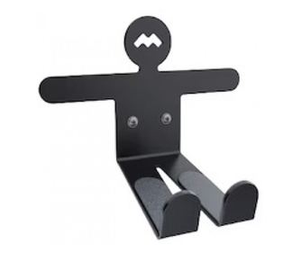 Suport universal de perete pentru biciclete 489003 Meliconi, Pentru pedala, Sarcina maxima 30 kg, Metalic, Negru