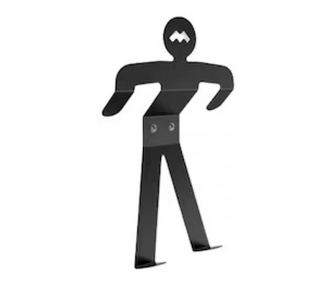 Suport fix de perete pentru accesorii biciclete si scutere 489006 Meliconi, Metalic, Sarcina maxima 10 Kg, Negru