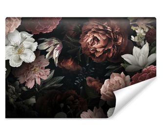 Fototapeta Do jídelny FLOWERS Pivoňky Růže Nature Glamour Style 405x270  405x270cm