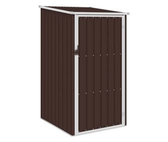 Șopron de grădină, maro, 87 x 98 x 159 cm, oțel galvanizat