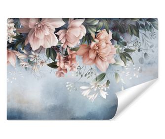 Fototapeta Abstraktní tropické květiny listy Ombre 3D efekt 300x210  300x210