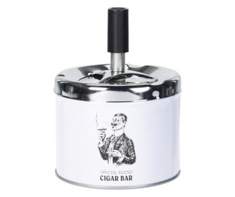 Scrumiera Kiváló háztartási cikkek, fém, 9x12 cm, barbat