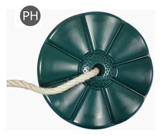 Leagan rotund din plastic, Monkey PP10 - Verde