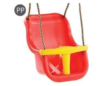 Leagan Baby Seat LUXE Culoare: Rosu/Galben, franghie: PP 10