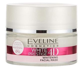 Masca de fata, Eveline Cosmetics, White Prestige, Избелваща маска за лице, 4D, 50 мл.