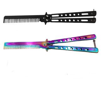 Set dveh nožev za treniranje metuljev, IdeallStore, 22 cm, večbarvni