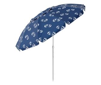 Umbrela de soare pentru mare, piscina si plaja, diametru acoperis 2.25 m, structura metal anticoroziv, functie inclinare, factor