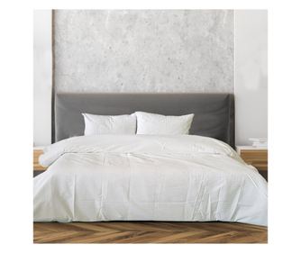 Husa pentru pilota Kotonia Home Hotel Creponat Ranforce, 100% bumbac, Alb, 220x240 cm