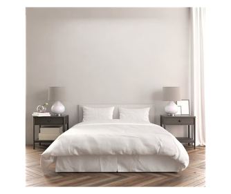 Husa pentru pilota Kotonia Home Hotel, 100% bumbac Percale, Alb, 180x200 cm