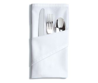 10 db-os Kotonia Home Hotel szalvéta készlet, 100% pamut, percál, fehér, 45×45 cm