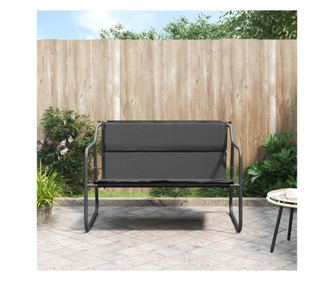 2 szemlyes kerti pad antracit szn prnval, acl