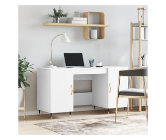 Bijeli stol, 140x50x75 cm, kompozitno drvo