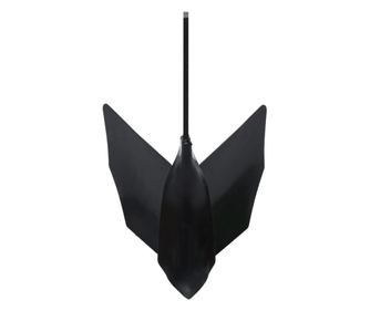 Приставка за култиватор за плуг, черна, метал