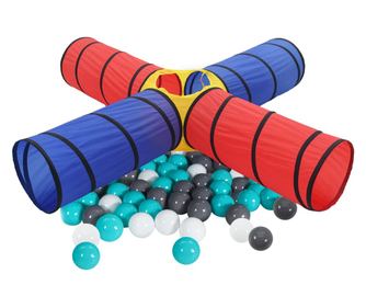 Dětský hrací stan s 250 míčkami, vícebarevný