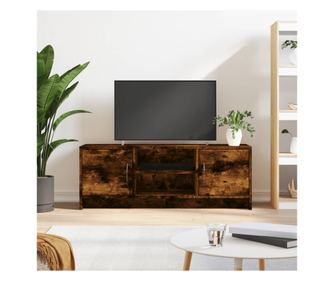 Fstszn tlgyfa TV-szekrny, 102x30x37,5 cm, tmrfa