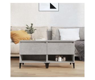 Τραπεζάκι σαλονιού, 2 τεμ., γκρι ανθρακί, 50x46x50 εκ., σύνθετο ξύλο