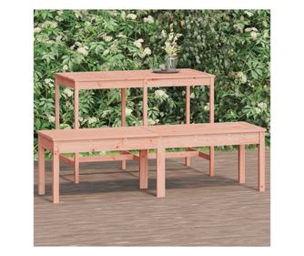 Vrtna klupa s 2 mjesta, 159,5x44x45 cm, masivno drvo Douglas
