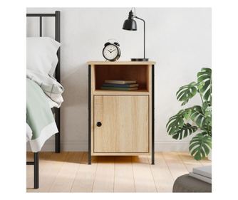 Κομοδίνο, sonoma oak, 40x42x60 εκ., επεξεργασμένο ξύλο