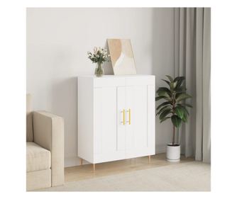 Szolga, fehr, 69,5x34x90 cm, kompozit fa