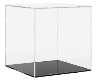 vidaXL Cutie de prezentare, transparent, 30x30x30 cm, acril