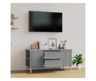 TV komoda, siva sonoma, 102x44,5x50 cm, obrađeno drvo