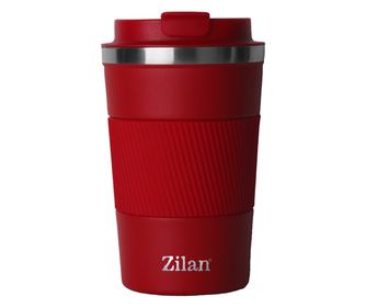 Cana de cafea Zilan ZLN9924 termos, capacitate 510ml, interior din inox, pereti dublii, rosu