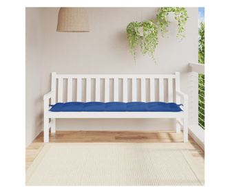 Възглавница за пейка кралско синьо 180x50x7 см Оксфорд плат
