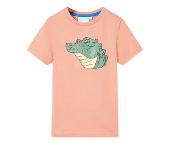 Tricou pentru copii, portocaliu deschis, 116