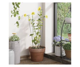 Tarusi plante de gradina, 20 buc., verde inchis, 91 cm, otel