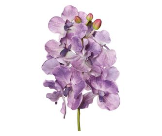 Orhidee artificiala la fir, culoare mov, inaltime 74 cm