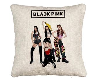 Διακοσμητικό Μαξιλάρι Καναπέ BlackPink, Μοντέλο 3, 40x40 cm, Με Φερμουάρ