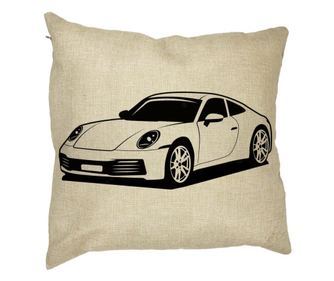 Възглавница Porsche 911, 40x40 см, подвижна калъфка