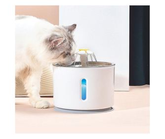 Adapator automat electric pentru caini si pisici, model Fountain, capacitate 2,4l, alimentare 5V, 1,5W
