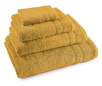 Set 12 prosoape din Bumbac 100%, dimensiune 50 x 100 cm, Culoare Orange, Calitate Premium, HEIMTEX Germany