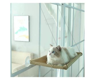 Hamac Elegant pentru pisica cu montaj pe geam, 55 x 32 cm