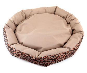 Culcus din material impermeabil pentru caine/pisica, model Animal Print, 77 cm