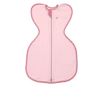 Sac de dormit nou-nascut Swaddle First Sleep Blush Pink, 60 cm, tog 0.5