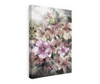 Tablou Canvas, Contrastul De Flori, 40x60 cm