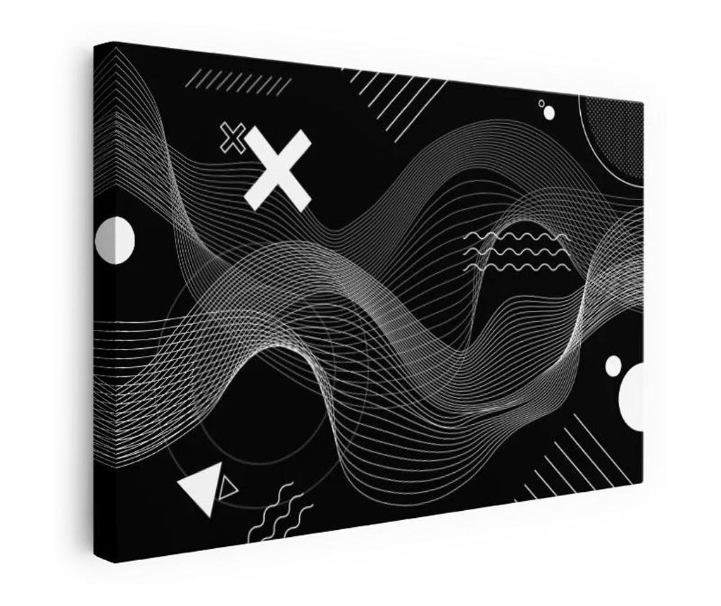 Tablou Canvas, Geometric Lines, 20x30 cm