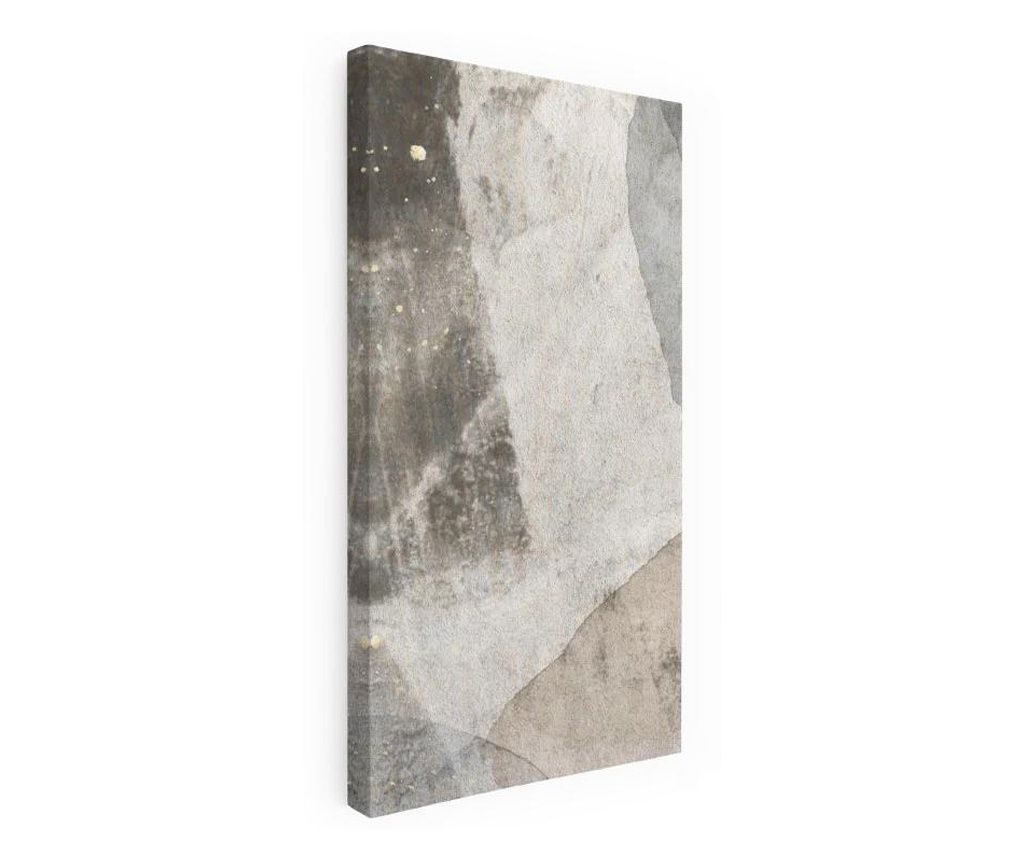 Canvas Print, Light Cream Marble, 100x200 cm